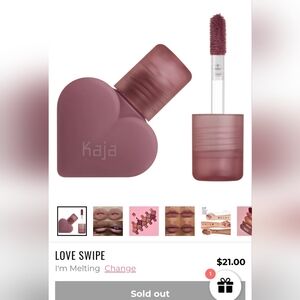 Kaja Heart-Shaped Lipstick - Shade Im Melting